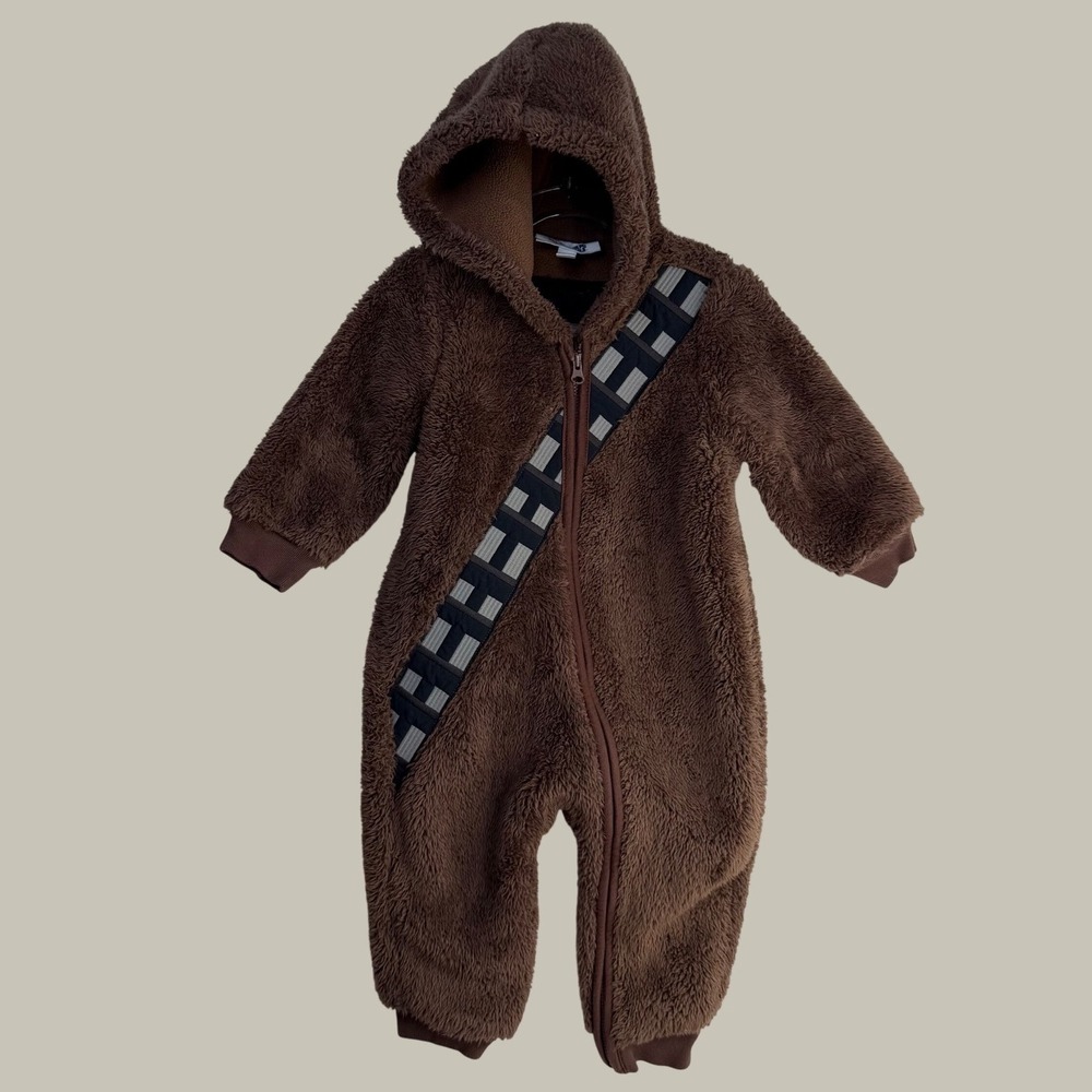 Baby Gap Star Wars 12-18 Months Chewbacca One Piece Jumpsuit Chewie Costume